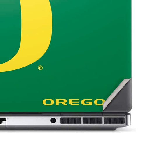 University of Oregon Yellow O on Green Dell Precision Skin