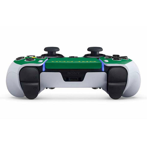 University of Oregon Yellow O on Green PS5 DualSense Edge Pro Controller Skin