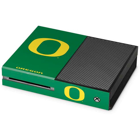University of Oregon Yellow O on Green Xbox One Skins