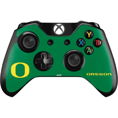 University of Oregon Yellow O on Green Xbox One Skins
