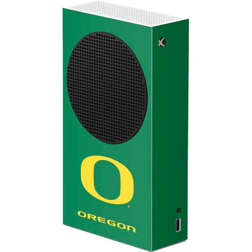 University of Oregon Yellow O on Green Xbox Series S Skins