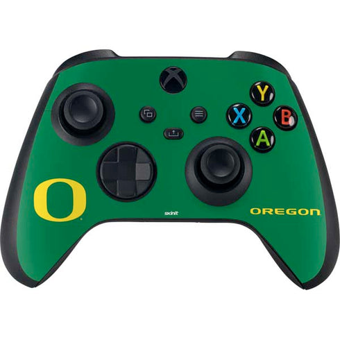 University of Oregon Yellow O on Green Xbox Series X Skins