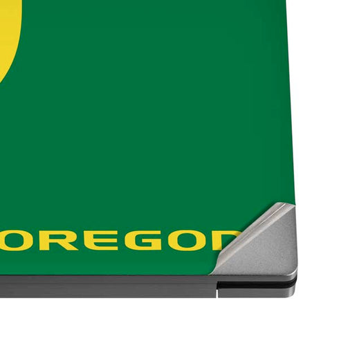 University of Oregon Yellow O on Green Dell XPS Skin