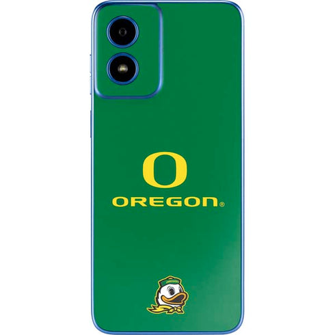 University of Oregon Yellow O with Text Moto G Play 4G (2024) Skin
