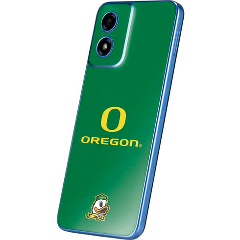University of Oregon Yellow O with Text Moto G Play 4G (2024) Skin
