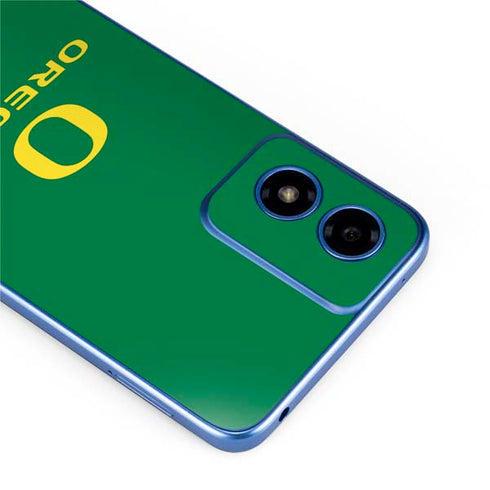 University of Oregon Yellow O with Text Moto G Play 4G (2024) Skin