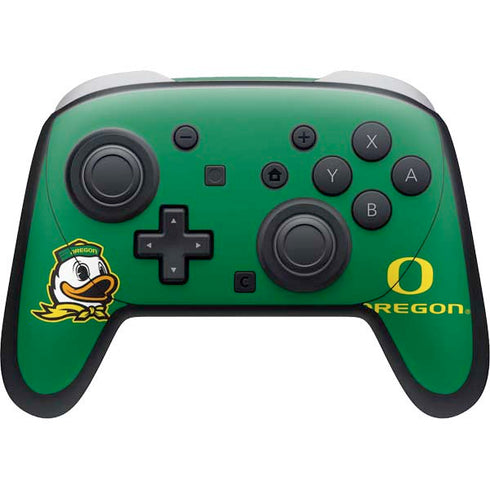 University of Oregon Yellow O with Text Nintendo Switch 2 (2025) Pro Controller Skin