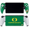 University of Oregon Yellow O with Text PlayStation Portal Remote Player Skin