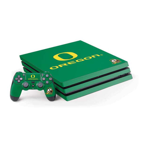 University of Oregon Yellow O with Text PlayStation PS4 Skins