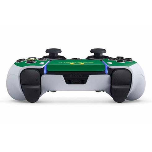 University of Oregon Yellow O with Text PS5 DualSense Edge Pro Controller Skin