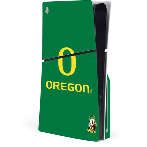 University of Oregon Yellow O with Text PlayStation PS5 Skins