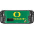 University of Oregon Yellow O with Text Steam Deck Handheld Gaming Computer Skin