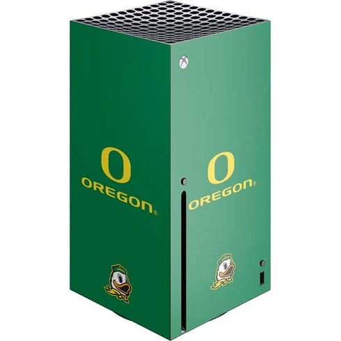 University of Oregon Yellow O with Text Xbox Series X Skins