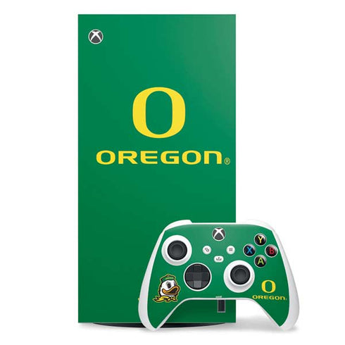 University of Oregon Yellow O with Text Xbox Series X Skins