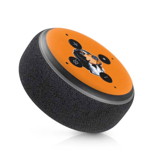 University of Tennessee-Knoxville T Logo on Orange Amazon Echo Dot Skin