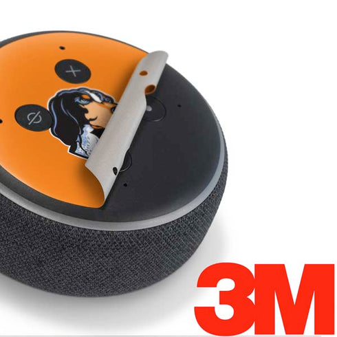 University of Tennessee-Knoxville T Logo on Orange Amazon Echo Dot Skin