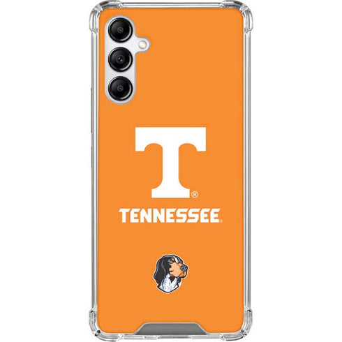 University of Tennessee-Knoxville T Logo on Orange Gabb Phone 4 Clear Case