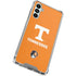University of Tennessee-Knoxville T Logo on Orange Gabb Phone 4 Clear Case