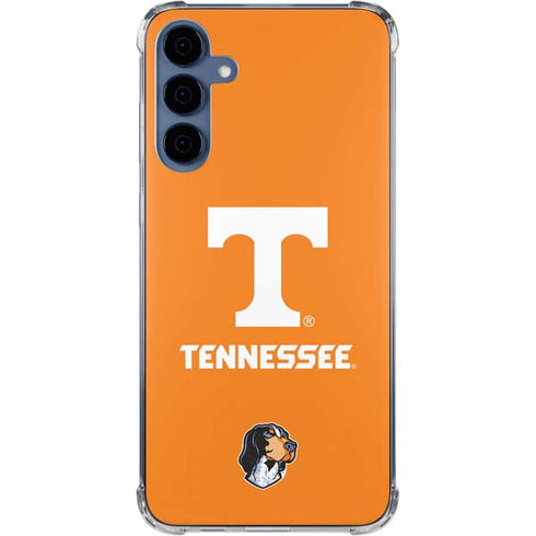 University of Tennessee-Knoxville T Logo on Orange Galaxy A35 5G Clear Case