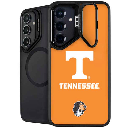 University of Tennessee-Knoxville T Logo on Orange Galaxy S25 Kickstand Case