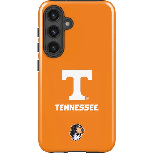 University of Tennessee-Knoxville T Logo on Orange Galaxy S25 Plus Impact Case