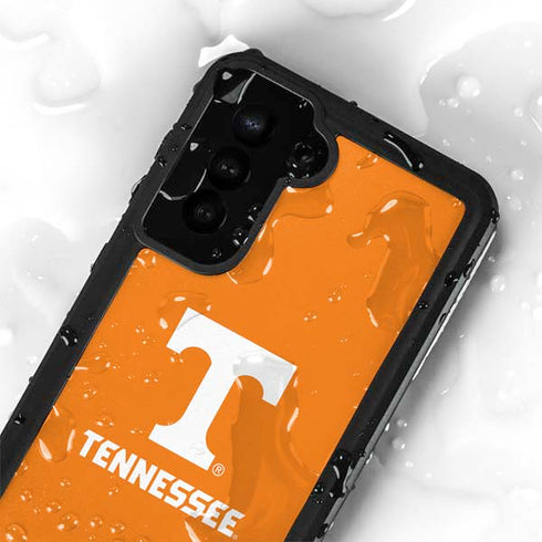 University of Tennessee-Knoxville T Logo on Orange Galaxy S24 Plus Waterproof Case