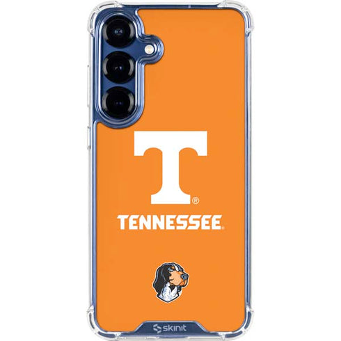 University of Tennessee-Knoxville T Logo on Orange Galaxy S25 Clear Case