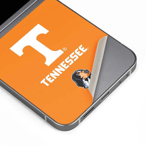 University of Tennessee-Knoxville T Logo on Orange Galaxy Z Flip6 Skin