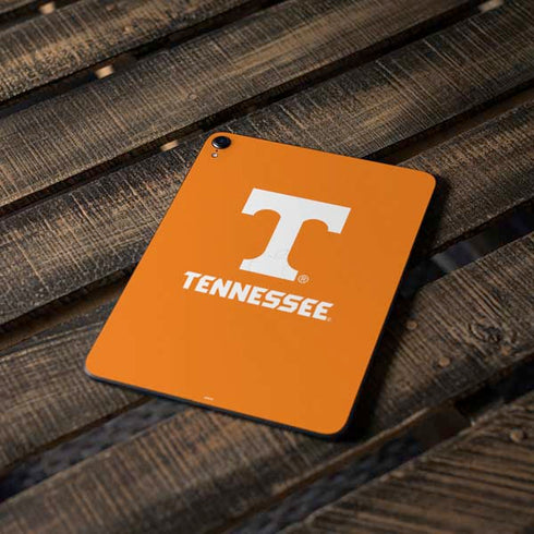 University of Tennessee-Knoxville T Logo on Orange Apple iPad Pro Skin