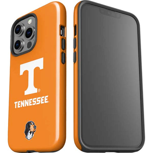 University of Tennessee-Knoxville T Logo on Orange iPhone 15 Pro Impact Case