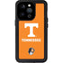 University of Tennessee-Knoxville T Logo on Orange iPhone 15 Pro Waterproof Case
