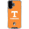 University of Tennessee-Knoxville T Logo on Orange iPhone 16 Plus Clear Case