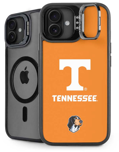 University of Tennessee-Knoxville T Logo on Orange iPhone 16 Plus Kickstand Case