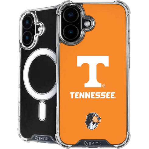 University of Tennessee-Knoxville T Logo on Orange iPhone 16 Plus MagSafe Case