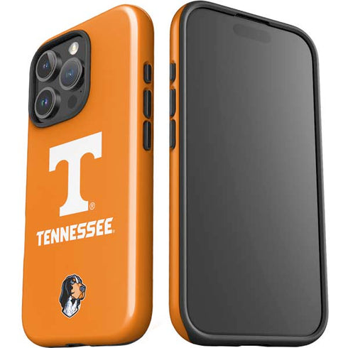 University of Tennessee-Knoxville T Logo on Orange iPhone 16 Pro Impact Case