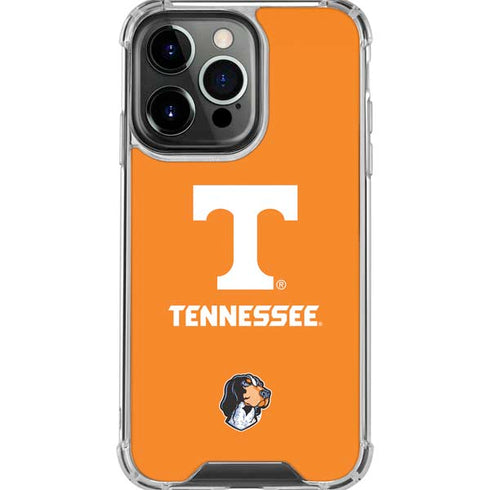 University of Tennessee-Knoxville T Logo on Orange iPhone 16 Pro Max Clear Case