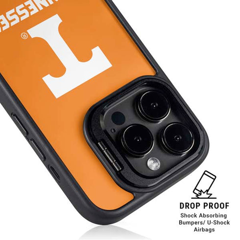 University of Tennessee-Knoxville T Logo on Orange iPhone 16 Pro Max Kickstand Case