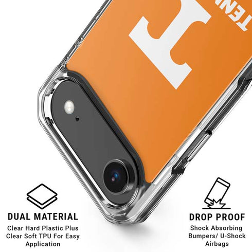 University of Tennessee-Knoxville T Logo on Orange iPhone 17 Air Clear Case