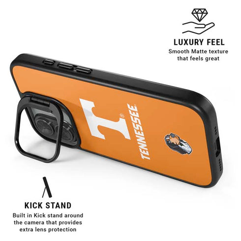 University of Tennessee-Knoxville T Logo on Orange iPhone 17 Kickstand Case