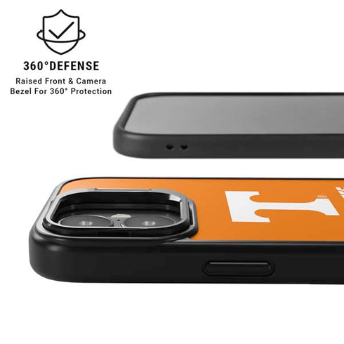 University of Tennessee-Knoxville T Logo on Orange iPhone 17 Kickstand Case