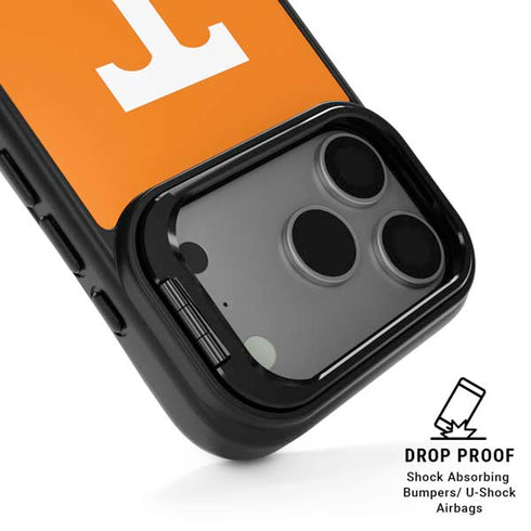 University of Tennessee-Knoxville T Logo on Orange iPhone 17 Pro Kickstand Case