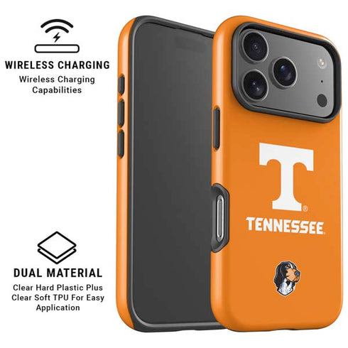 University of Tennessee-Knoxville T Logo on Orange iPhone 17 Pro Max Magsafe Impact Case