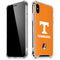 University of Tennessee-Knoxville T Logo on Orange iPhone X/XS Clear Case