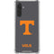 University of Tennessee-Knoxville T Logo Vols on Gray Galaxy A17 Clear Case