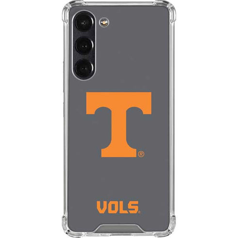 University of Tennessee-Knoxville T Logo Vols on Gray Galaxy S24 FE Clear Case
