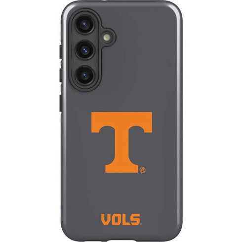 University of Tennessee-Knoxville T Logo Vols on Gray Galaxy S25 Plus Impact Case
