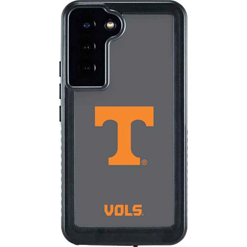 University of Tennessee-Knoxville T Logo Vols on Gray Galaxy S24 Plus Waterproof Case