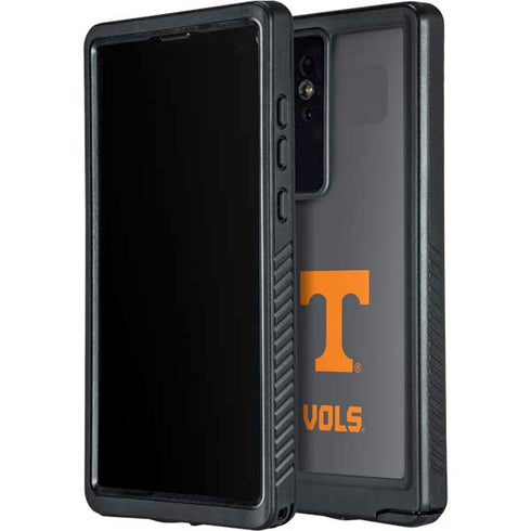 University of Tennessee-Knoxville T Logo Vols on Gray Galaxy S24 Ultra Waterproof Case