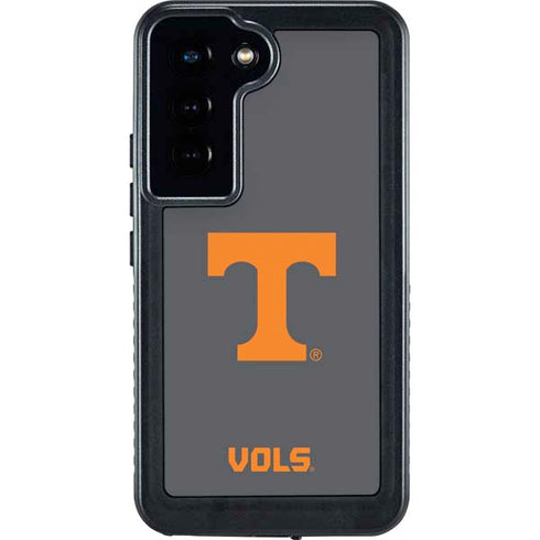 University of Tennessee-Knoxville T Logo Vols on Gray Galaxy S24 Waterproof Case