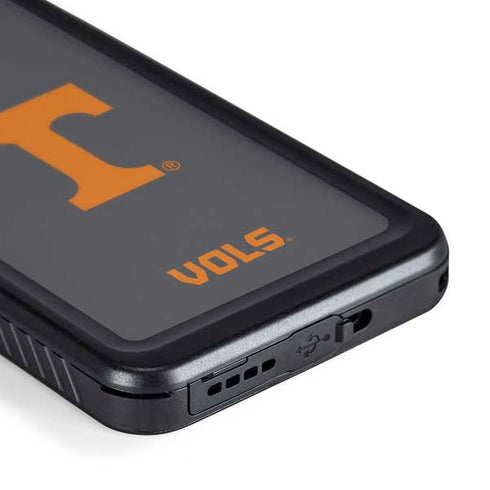 University of Tennessee-Knoxville T Logo Vols on Gray Galaxy S24 Waterproof Case